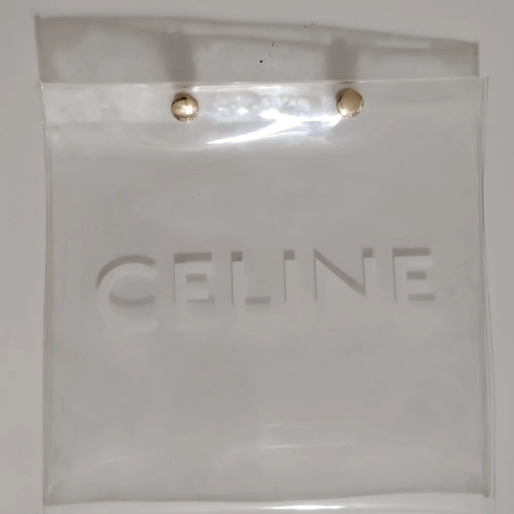 Celine Clear PVC/ Plastic Pouch 8